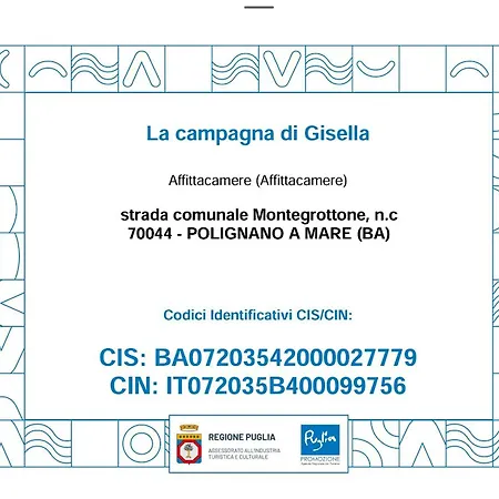 Vakantiehuis La Campagna Di Gisella, Polignano a Mare